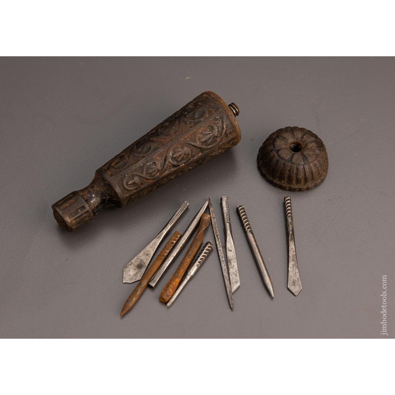 STANLEY No. 2 Excelsior Patented Tool Handle with 9 Bits – 99456