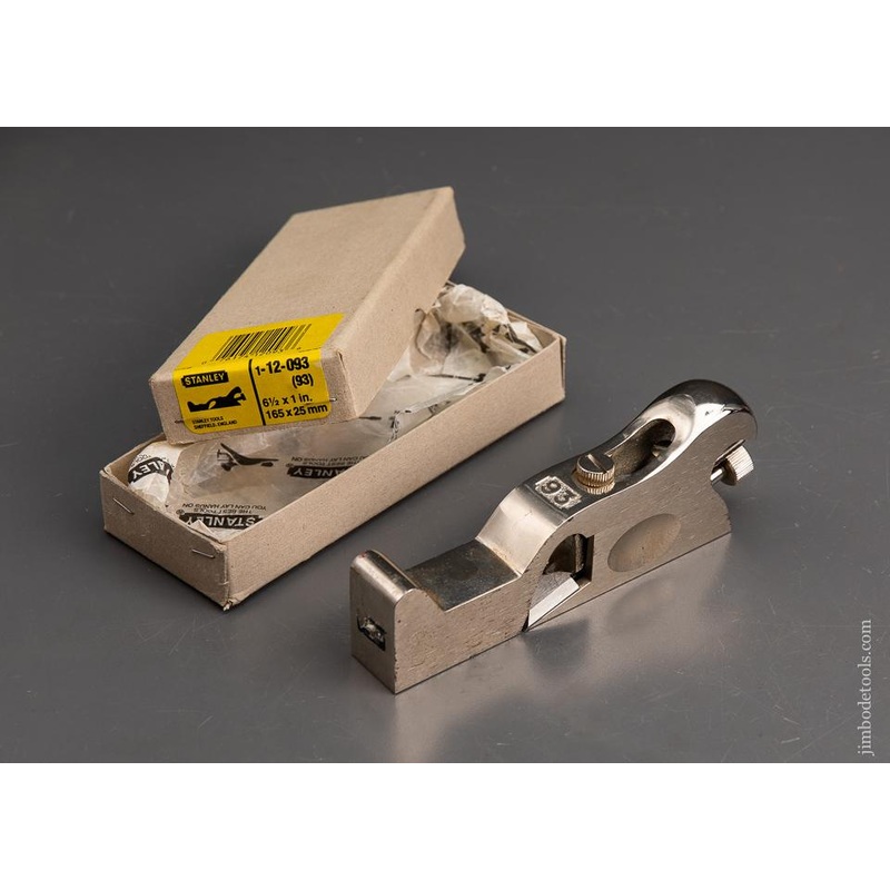 STANLEY No. 93 Shoulder Plane Mint in Box — 94542
