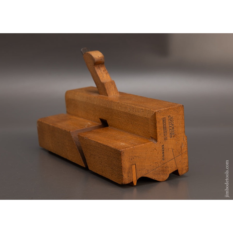 World Class Massive Quirk Ogee Moulding Plane by GRIFFITHS NORWICH Ca. 1803-1958 – EXCELSIOR 115014