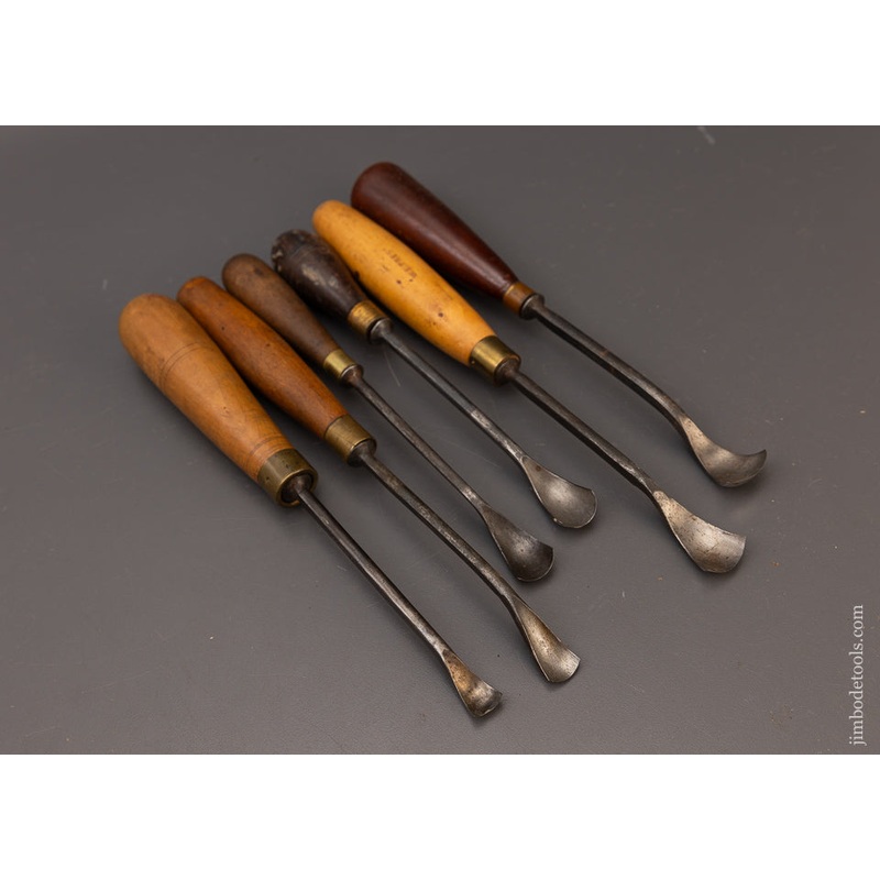 6 ADDIS Spoon Gouges 1/2 to 1 Inch – 111834