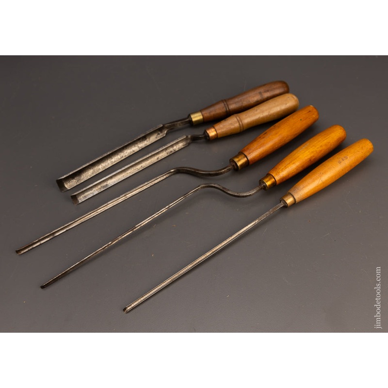 5 Good Pattern Makers Paring Gouges – 113175