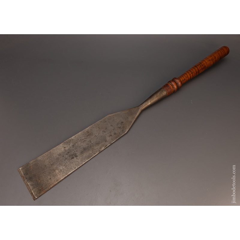 Stunning Tiger Maple Handled 4 Inch Timber Framing Slick – 113573