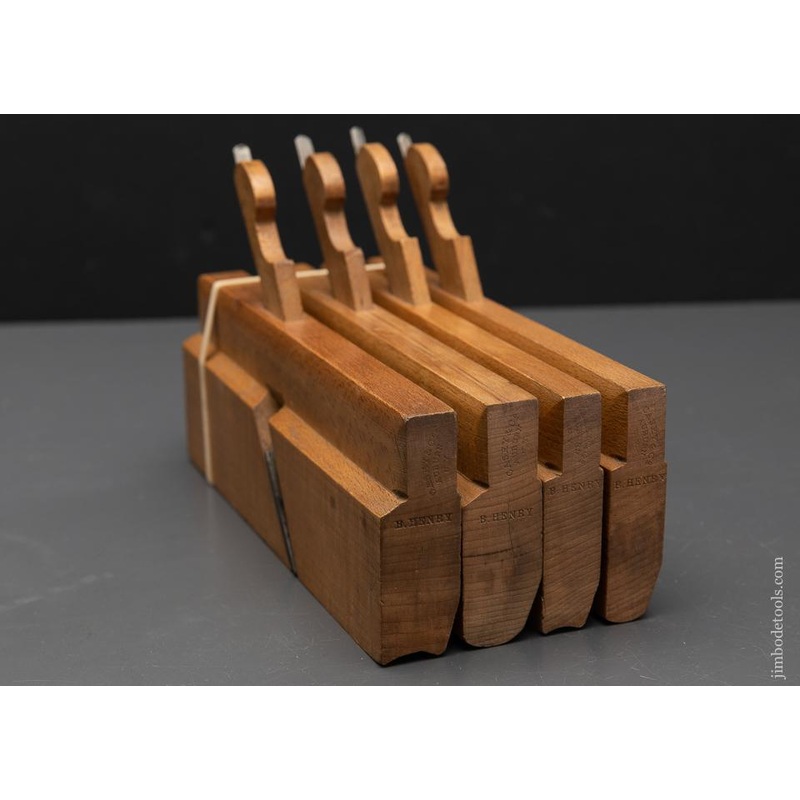 Two MINT Pair of Hollows & Rounds Molding Planes by CASEY & CO AUBURN NY circa 1830s-1850s – 94364