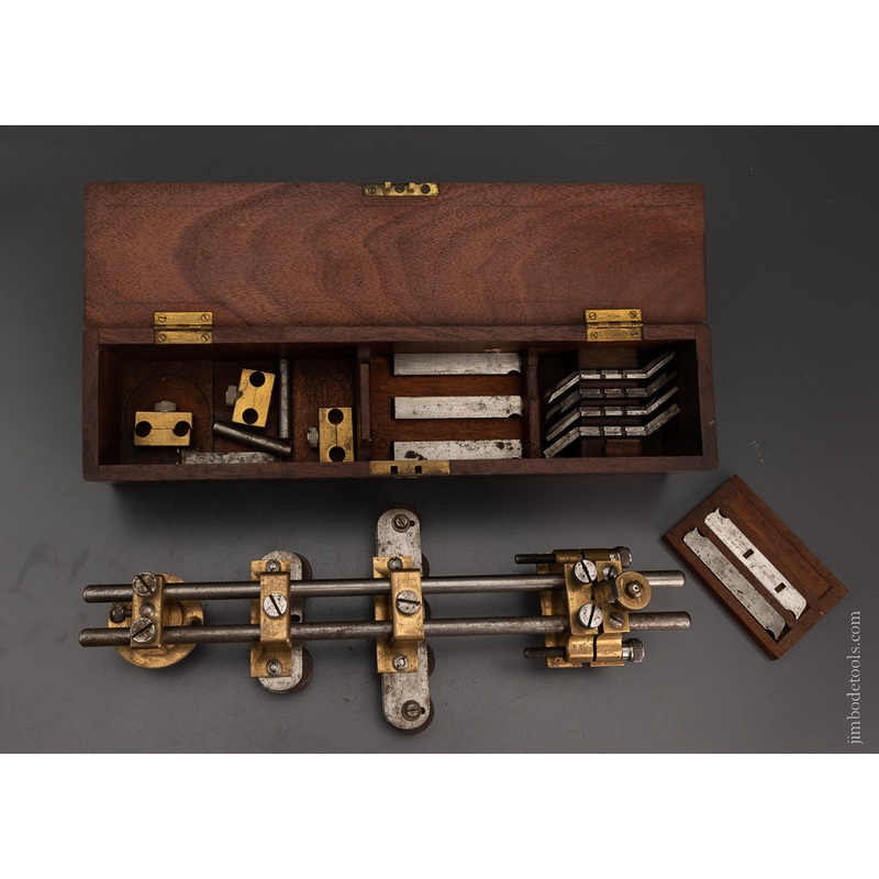 Amazing Precision Brass Plow Plane with 14 Cutters – 106498 – AS OF FEB 12