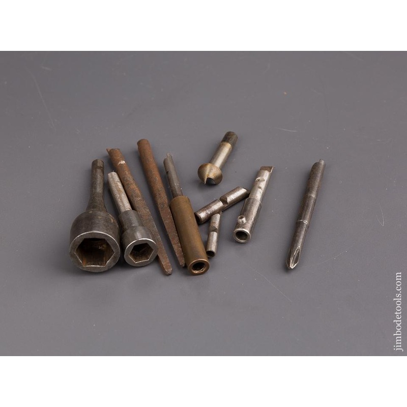 Ten Very Unusual Assorted YANKEE Screwdriver Bits — 84511