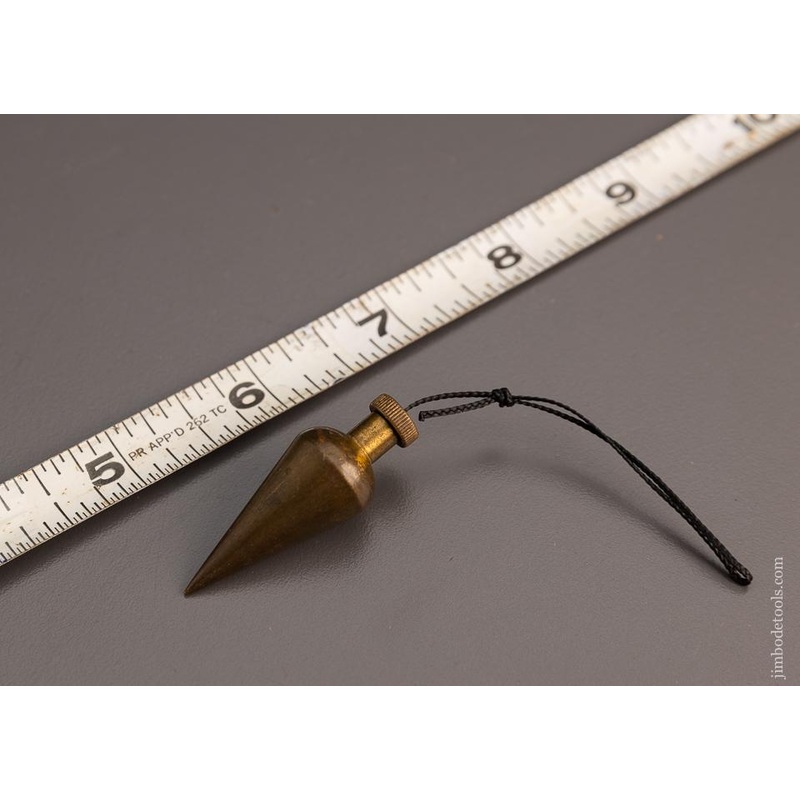 Very Fine Little Brass Plumb Bob * 99284