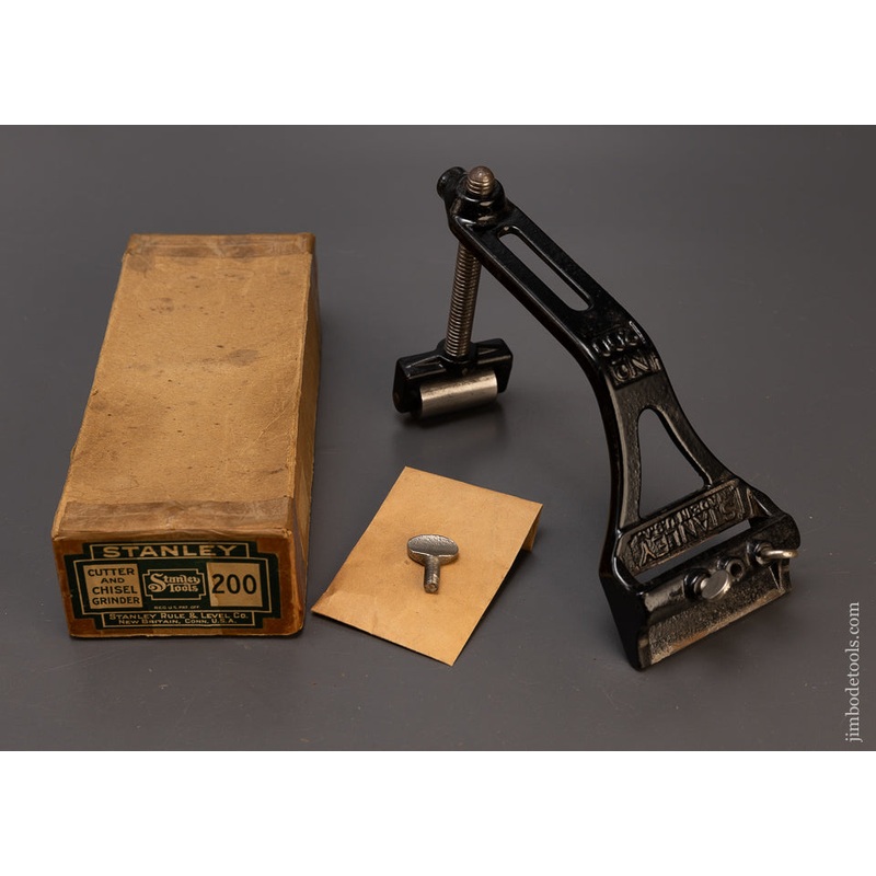 STANLEY No. 200 Cutter and Chisel Grinder 100% Complete In Box – 110074