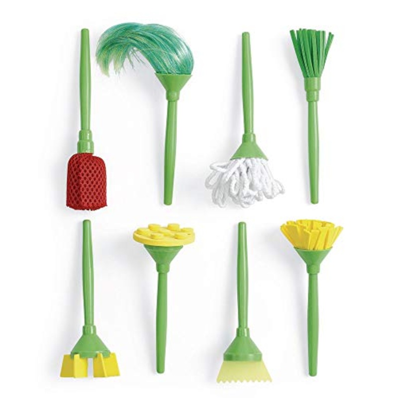 Colorations Wacky Painting Tools, Kids Painting Tools, Set of 8, Each Will Create A Different Finish Effect, Promotes Creativity, Great for