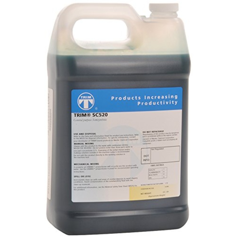 TRIM Cutting & Grinding Fluids SC520/1 General Purpose Semisynthetic Fluid Concentrate, 1 gal Jug