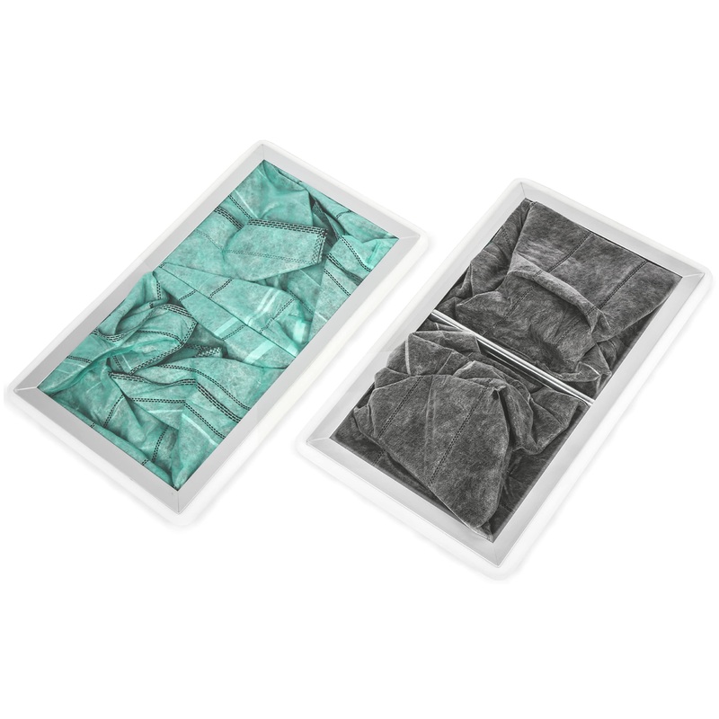 WEN Activated Carbon Air Filters, 1-Micron Inner Filter for 400 CFM Air Filtration Systems, Two Pack (AF9161C)