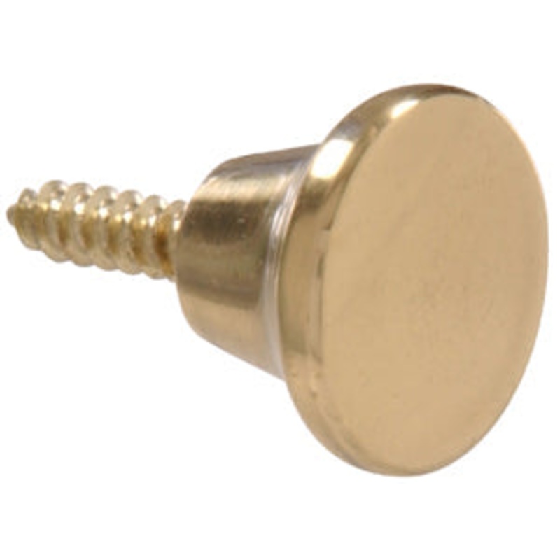 1/2  BRASS PLATED MINI KNOBS
