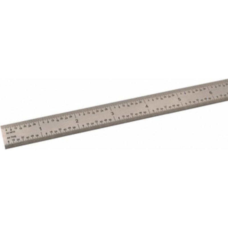 SPI Flexible Steel Rule, Satin Chrome Finish, 48 16R – 13-963-4