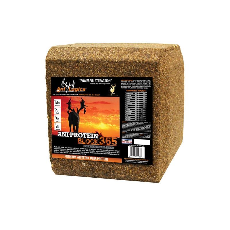 Ani-logics Ani-protein Block 365 Deer Feed Block 25lbs