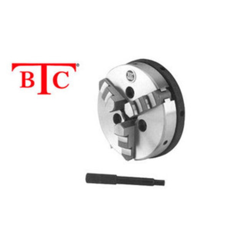 QU Industrial Ultra Short 3-Jaw Scroll Chuck – Solid Jaws, 2.5 Diameter – 0023T