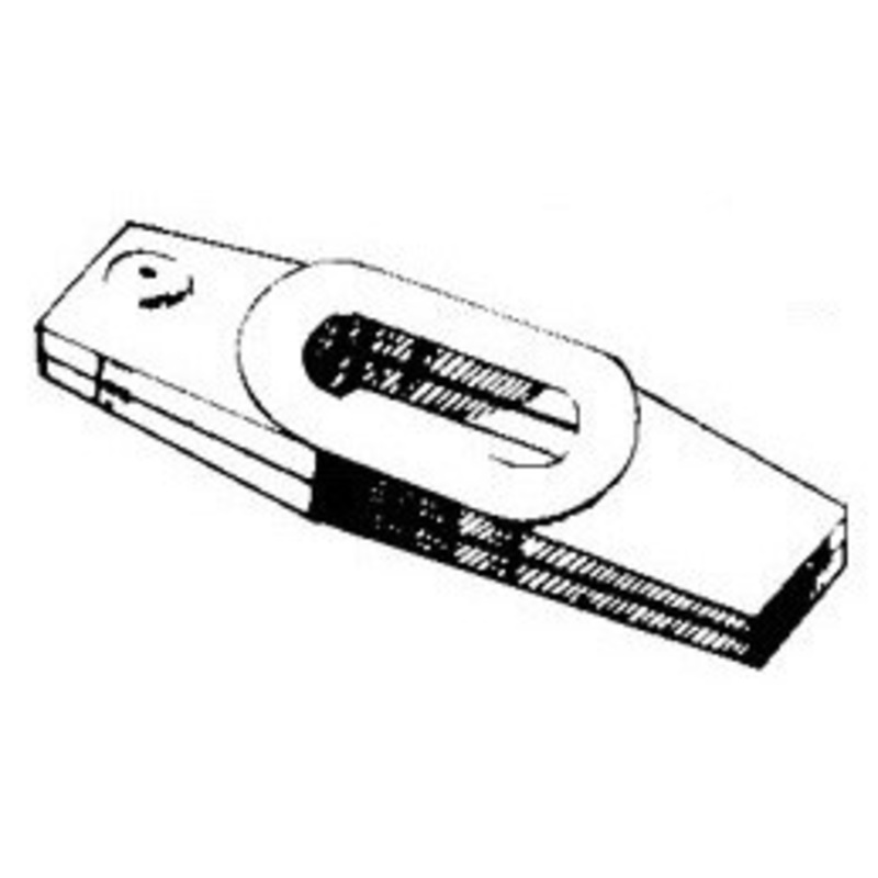 TE-CO Zip Drop Forged C-1030 Steel Clamp, Plain – 73904