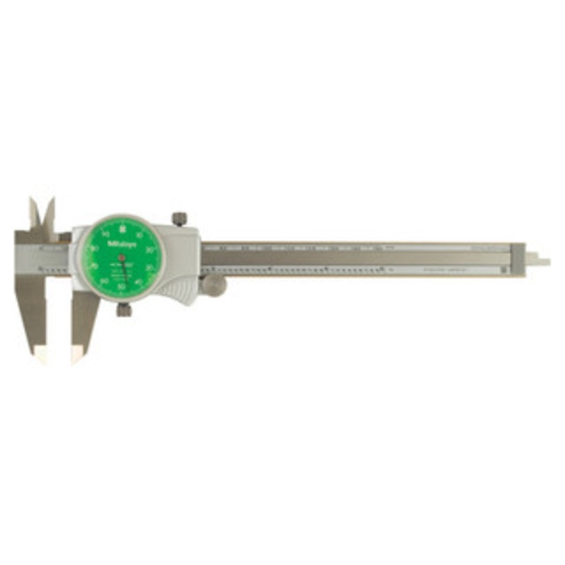 Mitutoyo Dial Caliper, 0-6 with Green Dial Face – 11-809-1