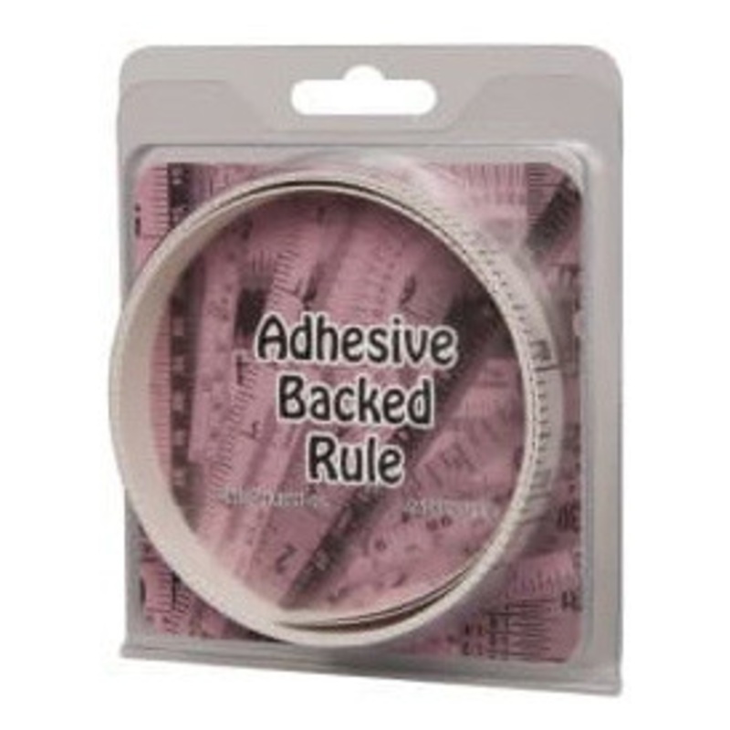 Mylar Adhesive Backed Rule, Vertical, Top to Bottom, 1/10 Grad., 6 ft. Length, 1/2 Width, White – 32-786-6