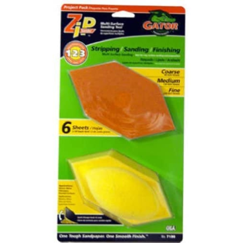 ZIP SANDER & REFILLS Assorted Grit