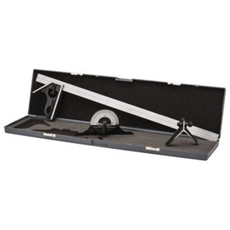 SPI Combination Square Set, 4 Piece, with Hardened Steel Head, 24 4R – 13-380-1