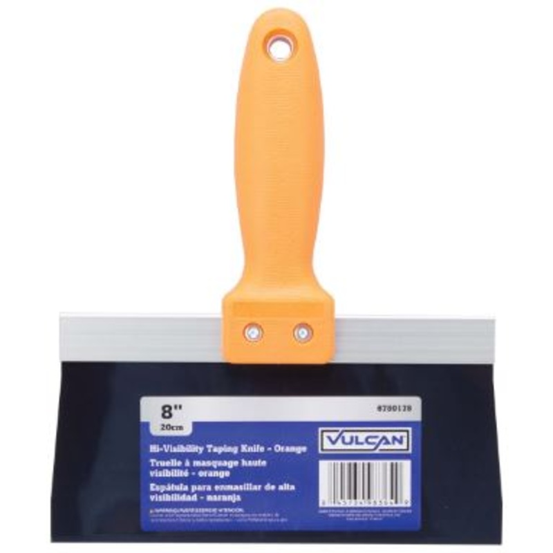 Vulcan Taping Knife Steel Blade Flexible Tapered Blade Ergonomic Handle