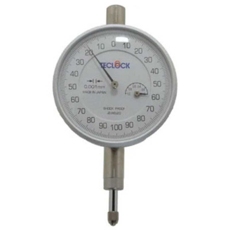 Teclock Dial Indicator, 1mm Range, 0-100-0 Reading – 26-311-1