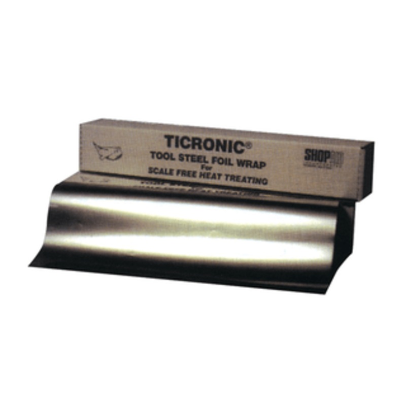 SHOP-AID Ticronic Tool Steel Foil Wrap, Size: .002 x 20 x 50 ft. , Type: Ticronic (321) – 50002-1