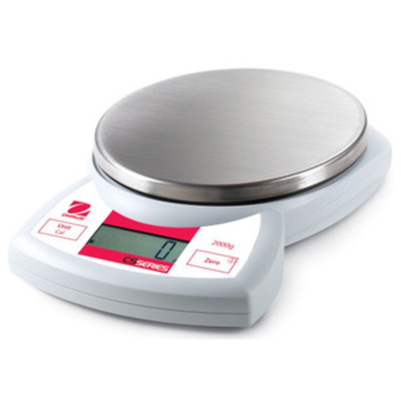 Ohaus Compact Scale CS2000P, 2000g, with US Postal Chart – 32-628-0