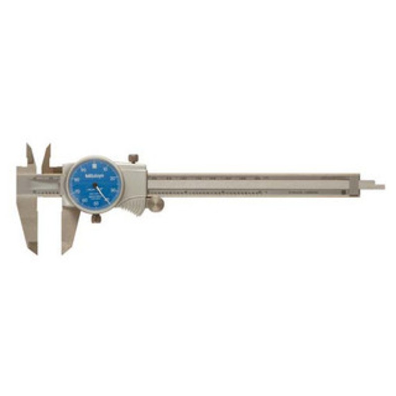 Mitutoyo 505-675 Dial Caliper, 0-6 with Blue Dial Face – 10-766-4