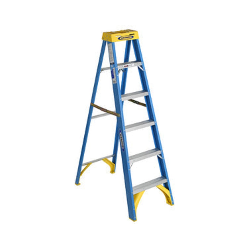 Werner 6ft Type I Fiberglass Step Ladder 6006