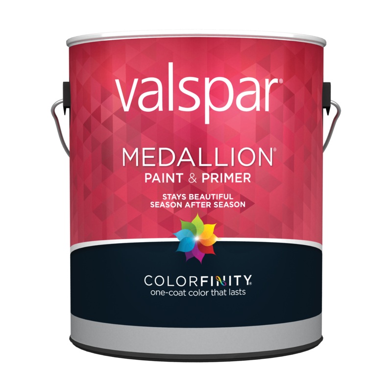 Valspar Medallion Exterior Paint & Primer 1 Gallon Flat Clear Base