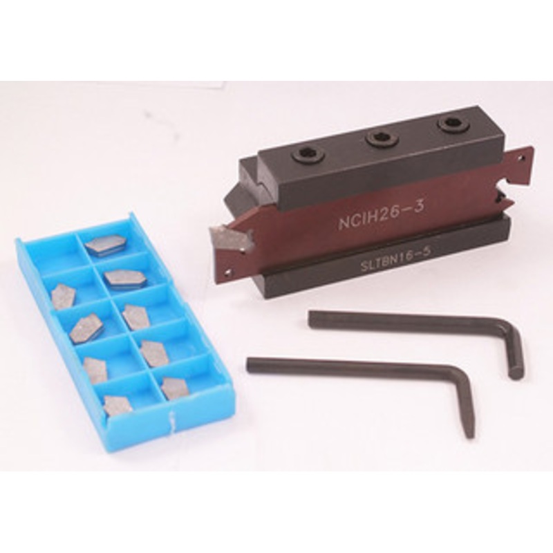 Precise Indexable Cut-Off Tool Set, 15 Pieces, 5/8 Shank – 3900-5359