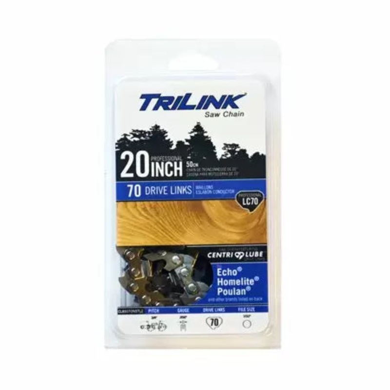 Trilink Saw Chain 20 Saw Chain – 70 Drive Links
