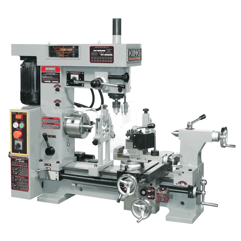 Lathe & Mill – King Canada 16″ X 20″ Combination Lathe/Mill KC-1620CLM