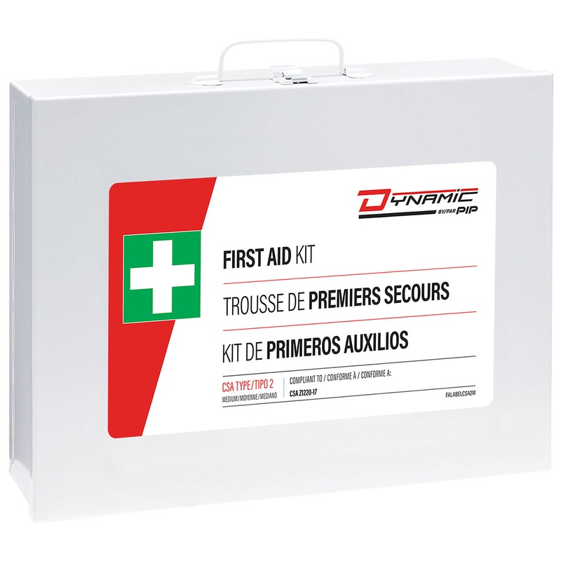 First Aid Kit – Dynamic CSA Standard First Aid Kit, Type 2: Large (Metal, Nylon or Plastic Packaging)