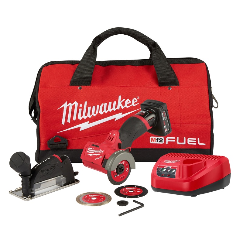 Circular Saw Kit – Milwaukee M12 FUEL 3″ Compact Cut Off Tool – Kit, 2522-21XC